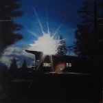 Kiosk - 120x120cm - Oil/Board