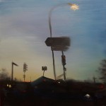 Marsh Street Get Out - 60x60cm - Oil/Board