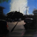 Corner Block (Short Stroll to the Beach) - 90x90cm - Oil/Board