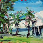 Long Beach #1 (Study) - 12x12cm - Oil/Board
