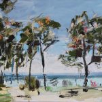 Long Beach (Jervis Bay) #1 - 96x128cm - Oil/Enamel/Canvas
