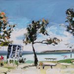 Long Beach (Jervis Bay) #2 - 96x128cm - Oil/Enamel/Canvas
