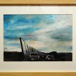 Glass Wall (Study) - 30x40 (inc frame) - Oil/Canvas
