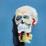 Further Up #2 - 40x40cm - Oil/Enamel/Board
