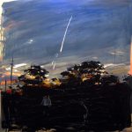 Going Nowhere (Beautiful Fucked Up Evening) - 120x120cm - Oil/Enamel/Charcoal/Board
Finalist 2011 Stan and Maureen Duke Gold Coast Art Prize