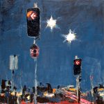 Beacons - 120x120cm - Oil/Enamel/Board
