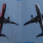 Beautiful Fucked Up Day #8 - 240x120cm (Diptych) - Oil/Enamel/Board
